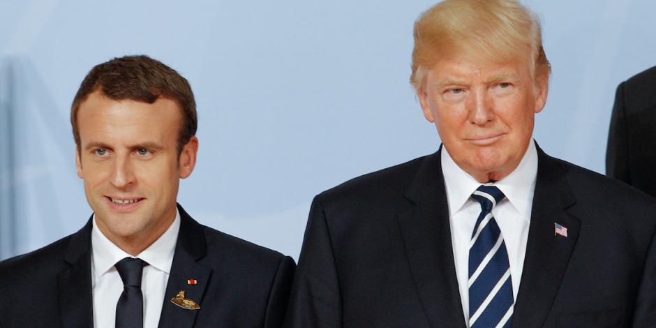 Los desencuentros entre Donald Trump y Emmanuel Macron