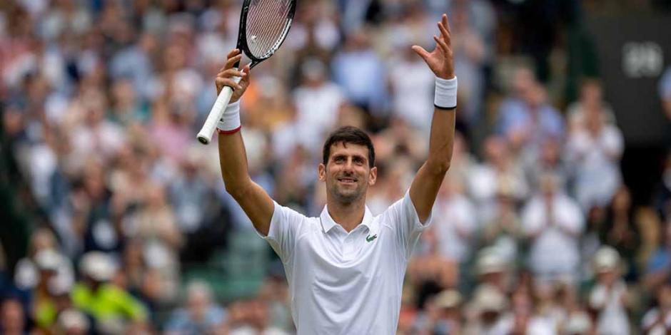 Novak Djokovic es semifinalista de Wimbledon