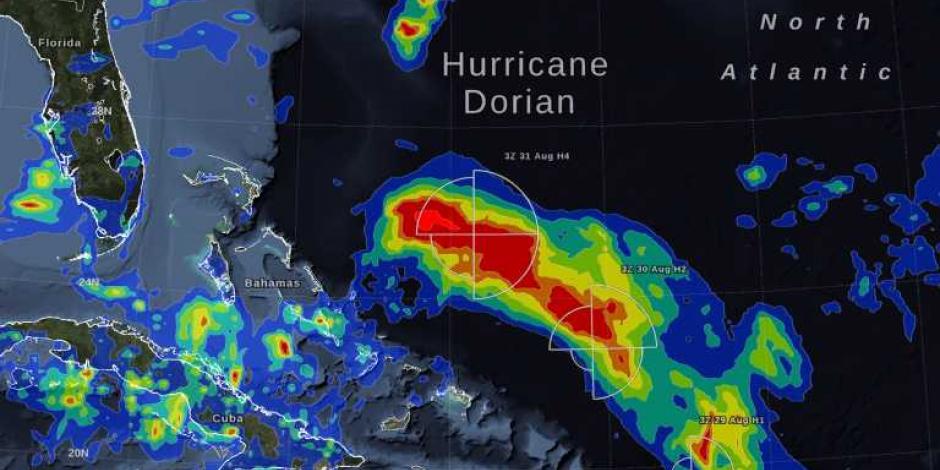 "Catastrófico" huracán Dorian alcanza categoría 5 y enfila a las Bahamas