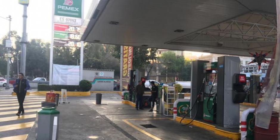 Gasolinera en la Ciudad de México.
