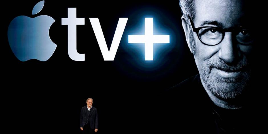 Presentan Steven Spielberg, Jennifer Aniston y Oprah Winfrey la plataforma Apple TV+