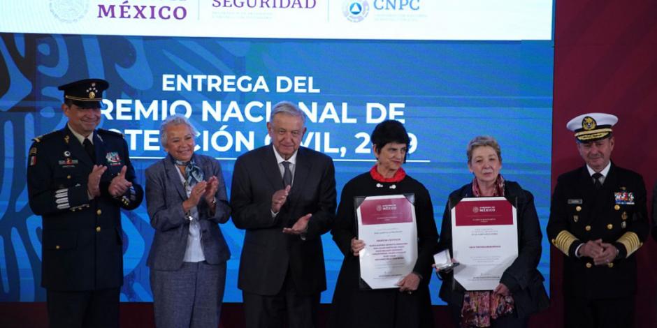 Gobierno Federal entrega Premio Nacional de Protección Civil