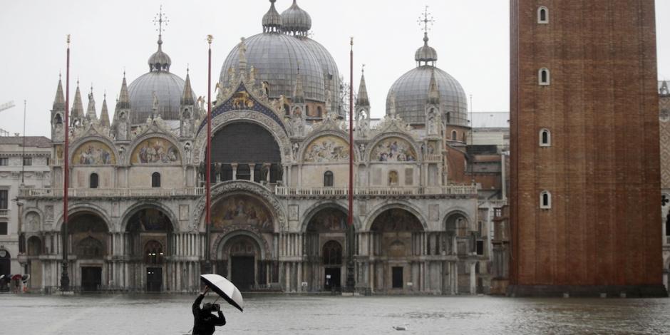 ¡INSÓLITO! Venecia padece su peor inundación en 50 años por cambio climático (VIDEOS)