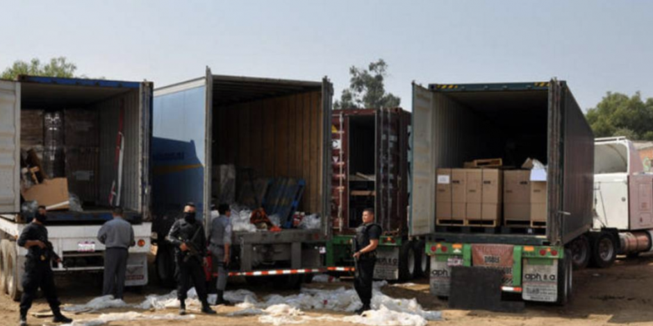 Detienen a 12 personas por robo a transporte de carga en Edomex