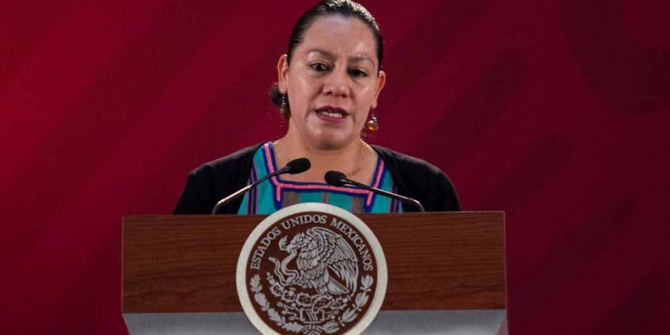 Senadoras exigen comparecencia de María Luisa Albores, secretaria del Bienestar