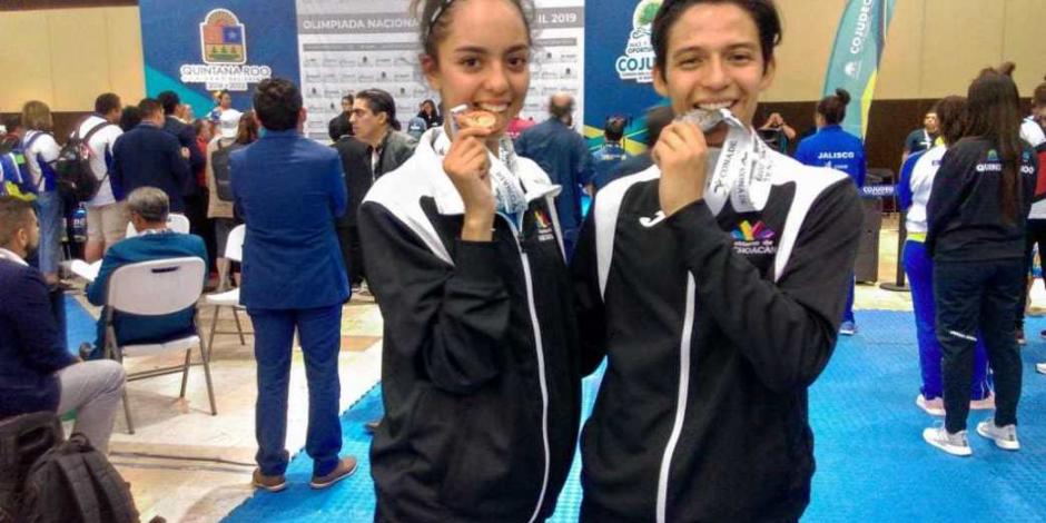 Michoacán gana 17 medallas de taekwondo en Olimpiada Nacional