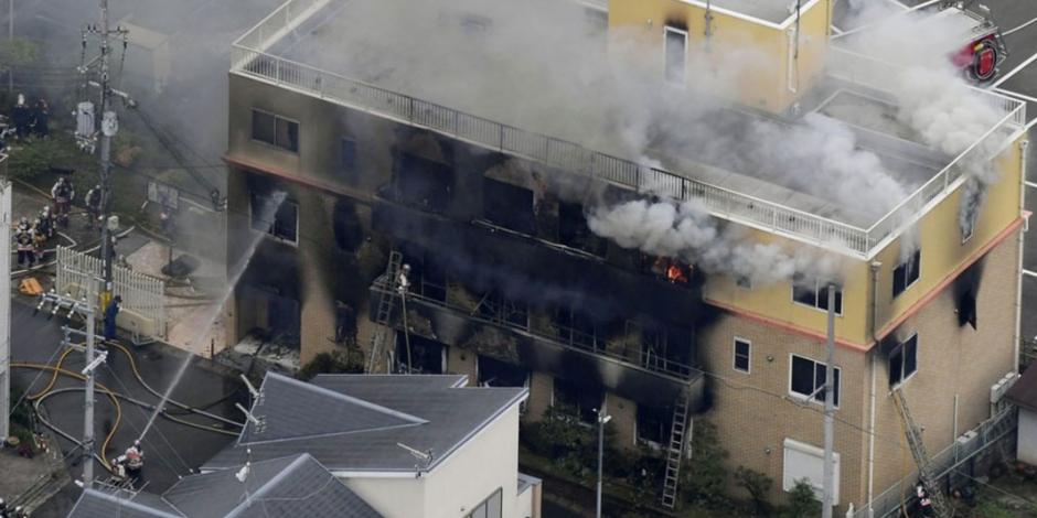 FOTOS: Incendio provocado en estudio de anime en Japón deja 33 muertos