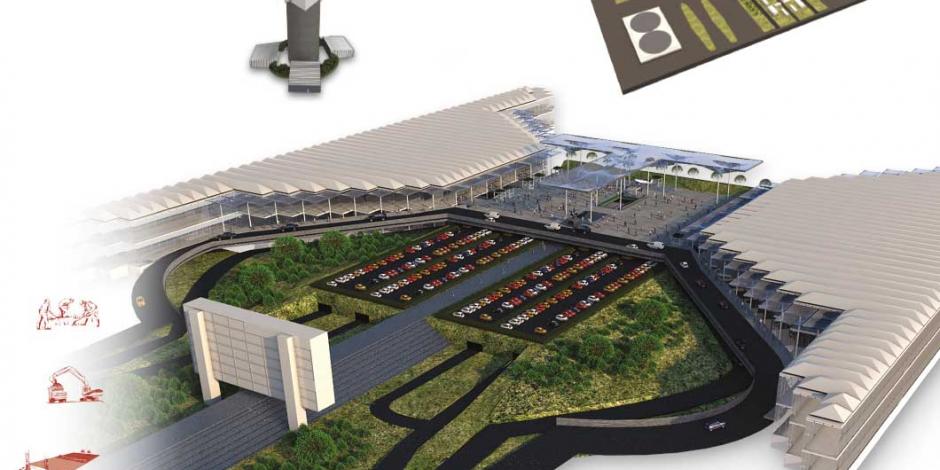 INFOGRAFÍA: Aeropuerto de Santa Lucía, apuesta por lo funcional