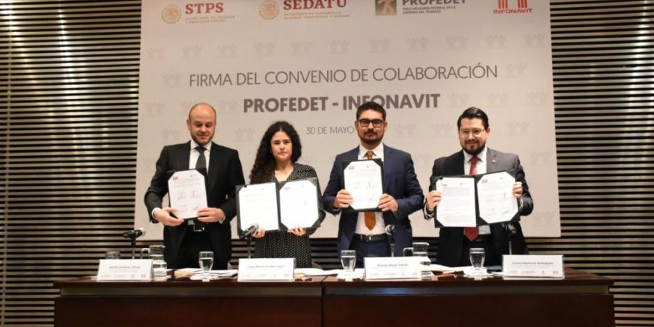 Infonavit y Profedet firman convenio de colaboración para agilizar entrega de recursos