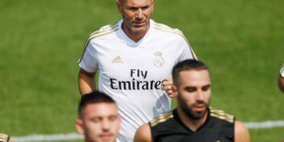 Zidane regresó a los entrenamientos del Real Madrid