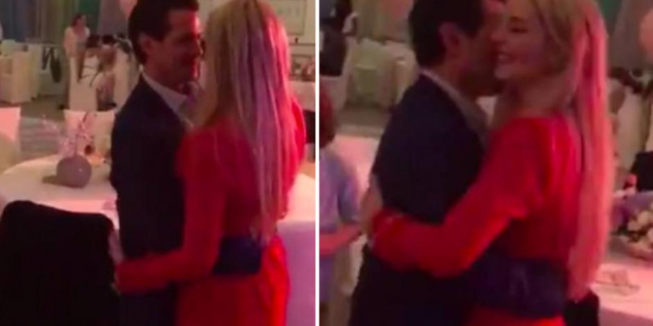 VIDEO: Captan bailando a EPN con su novia Tania Ruiz
