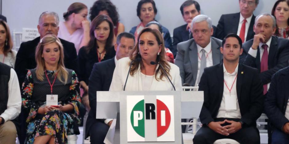 "No hay línea" en proceso interno del PRI: Ruiz Massieu