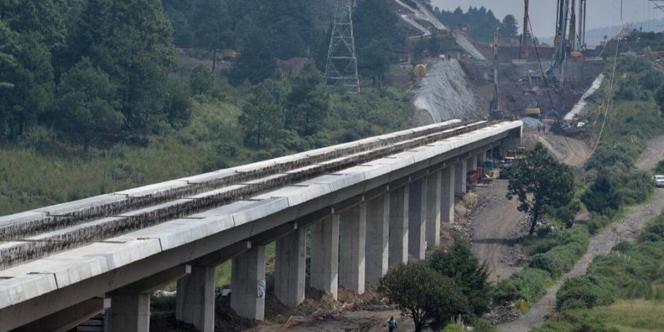 SCT, lista para reactivar obra del tren México-Toluca