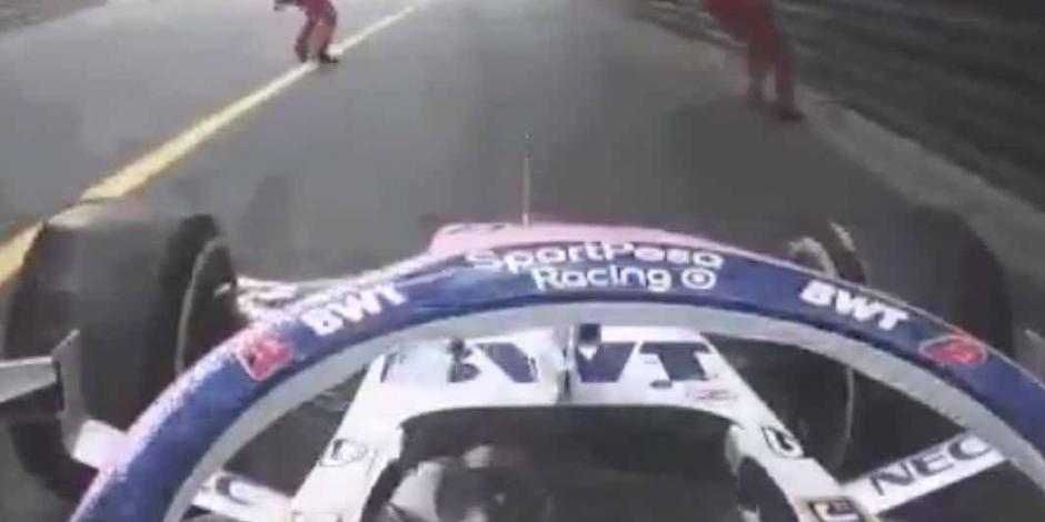 :: VIDEO :: Checo Pérez, cerca de un accidente mortal en el GP Mónaco