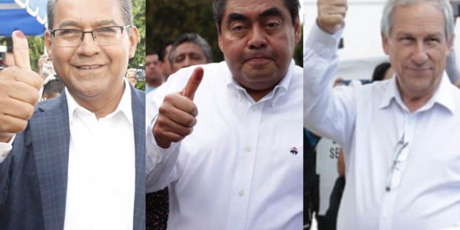Emiten su voto candidatos a la gubernatura de Puebla
