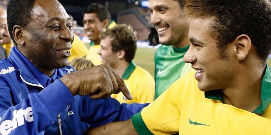 ¡Sorpresa! Neymar Jr. visitó a Pelé en el hospital