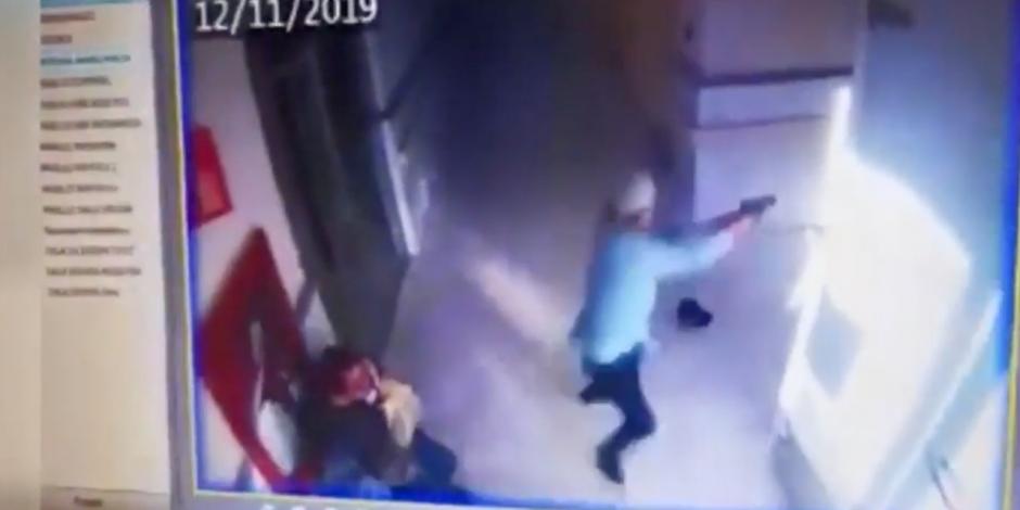 Captan a pistolero que mató a policía en hospital de Cd. Obregón (VIDEO)