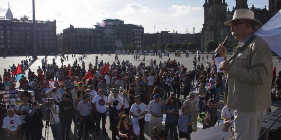 VIDEOS: Marcha y mitin por 48 aniversario del Halconazo, sin incidentes