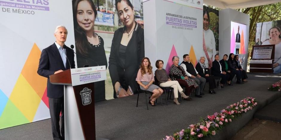 Edomex pone en marcha "Puertas Violetas", estrategia para combatir violencia contra mujeres