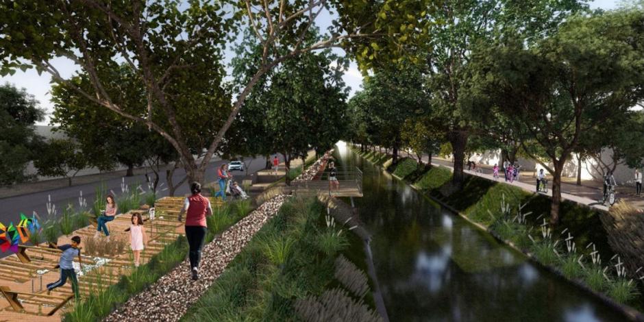 IMÁGENES: Así es el proyecto para hacer al Canal Nacional un parque lineal