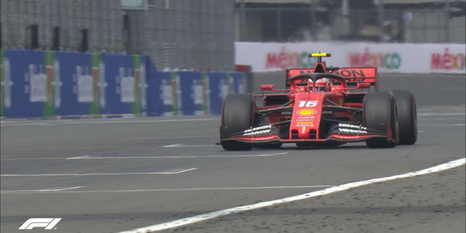 Leclerc es primer lugar en práctica 3 del Gran Premio de México