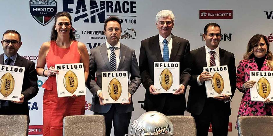 NFL Fan Race calienta juego entre Jefes y Cargadores en el Azteca