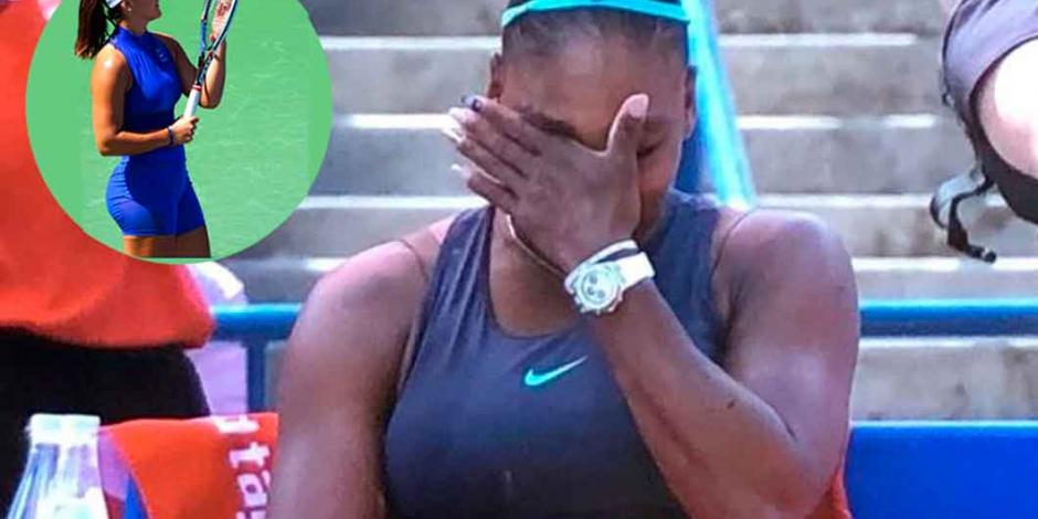 Del llanto a la risa: joven tenista consuela a Serena Williams tras lesión