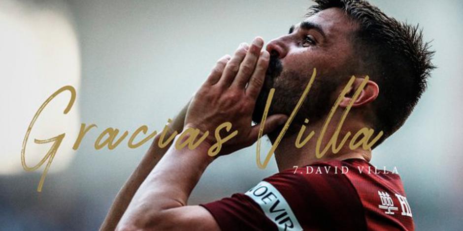David Villa anuncia su retiro oficial del futbol profesional