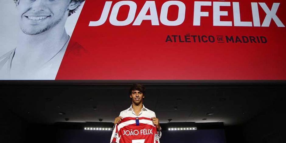 Joao Félix fue presentado como flamante refuerzo del Atleti