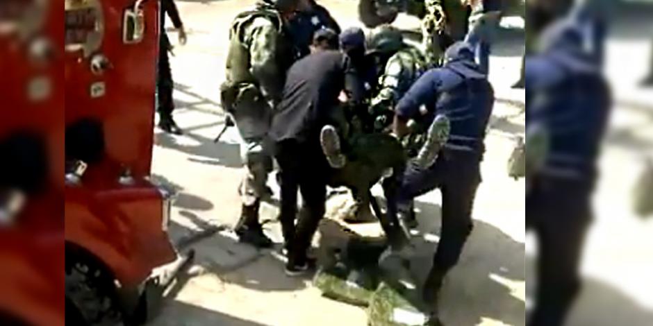 VIDEOS: Disparan contra elementos de la Guardia Nacional en Bochil, Chiapas
