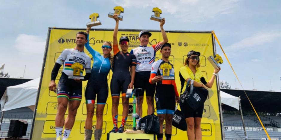 Calzada y Vaquera ganan prueba contrarreloj en Tour de Francia CDMX