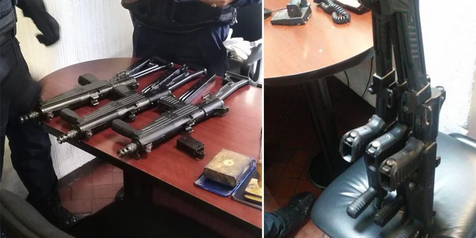 Detienen a 3 sujetos en posesión de armas largas en Polanco