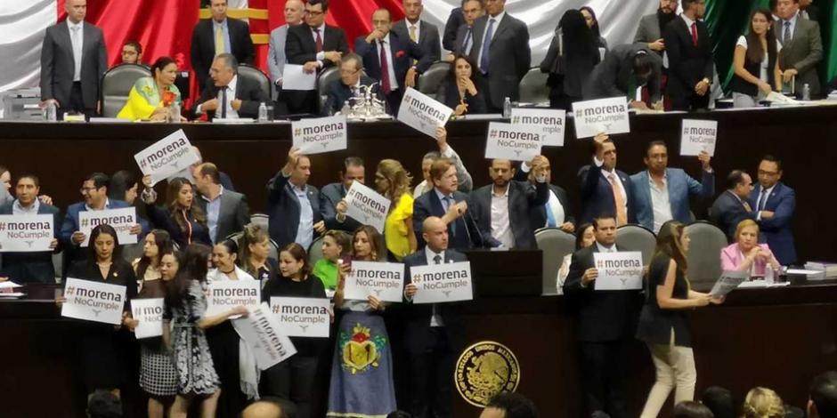 Oposición recrimina que Muñoz Ledo presida Cámara de Diputados