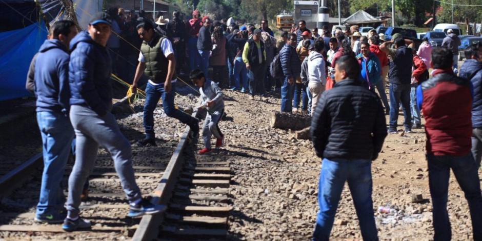 Por bloqueos a vías férreas en Michoacán, gobierno federal interpone queja en CNDH