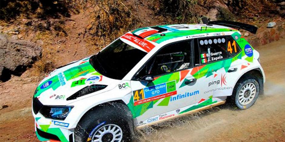 Benito Guerra marcha segundo en Rally de Guanajuato en WRC 2