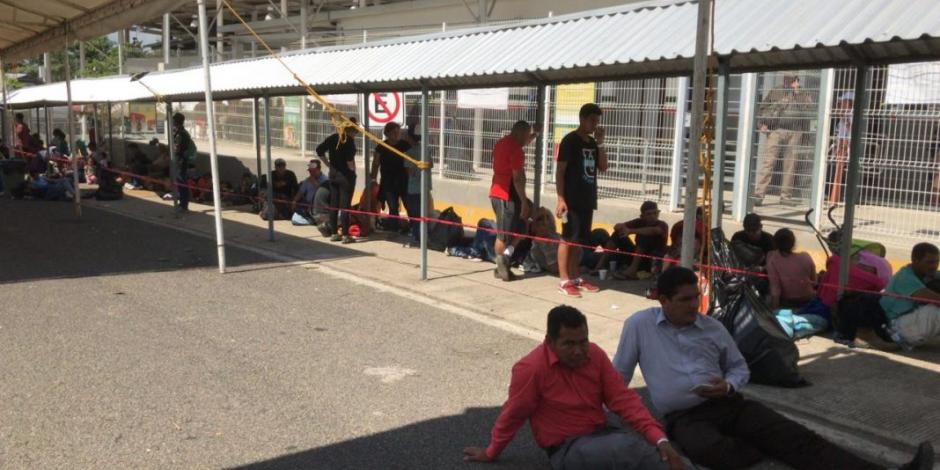 Continúa el registro de migrantes en Chiapas; menores sueñan con llegar a EU