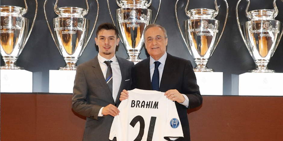 Así fue la presentación de Brahim Díaz con el Real Madrid