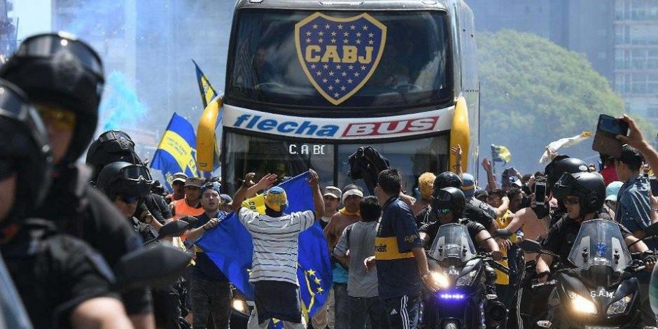 El club argentino Boca Juniors tendrá autobús antivandalismo