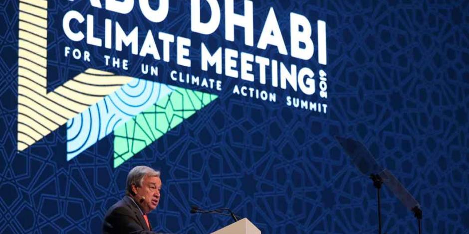 Exhorta ONU a una acción inmediata contra cambio climático