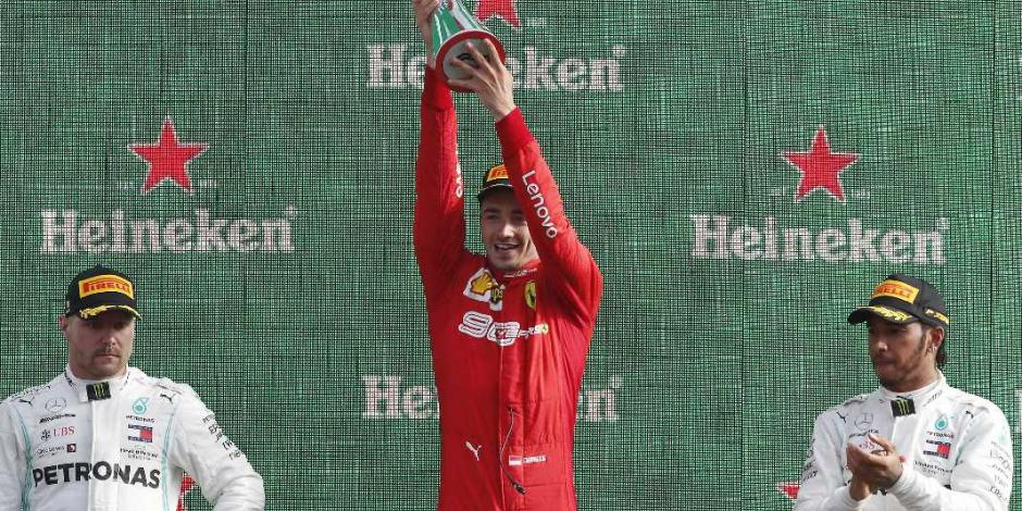Charles Leclerc gana el primer GP de Italia para Ferarri en 9 años