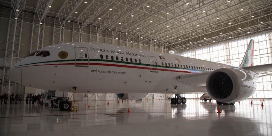 Ordenan a Sedena publicar convenio de resguardo del avión presidencial
