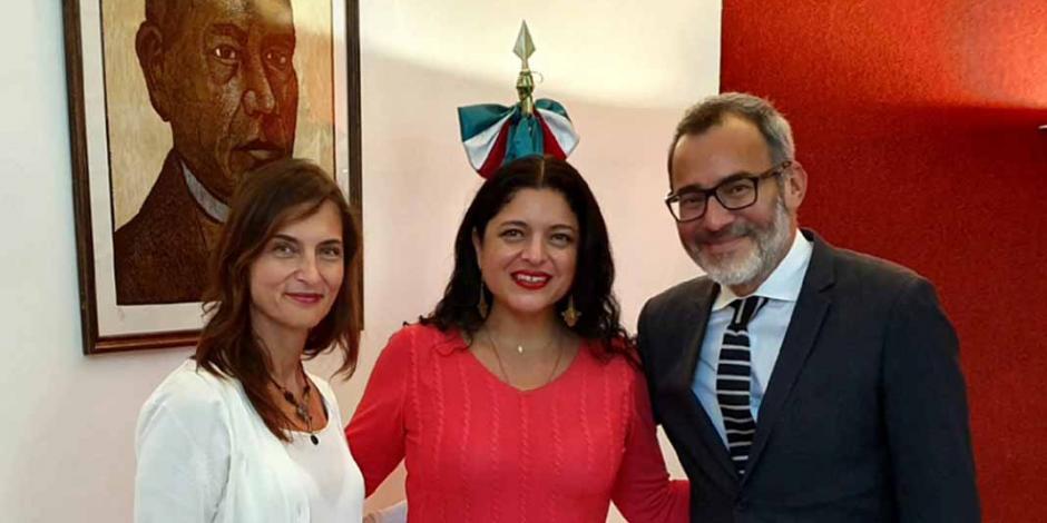 Frausto presenta a Marina Núñez como nueva subsecretaria de Desarrollo Cultural