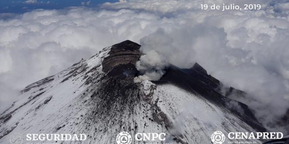 VIDEO: Identifican formación de nuevo domo en el Popocatépetl