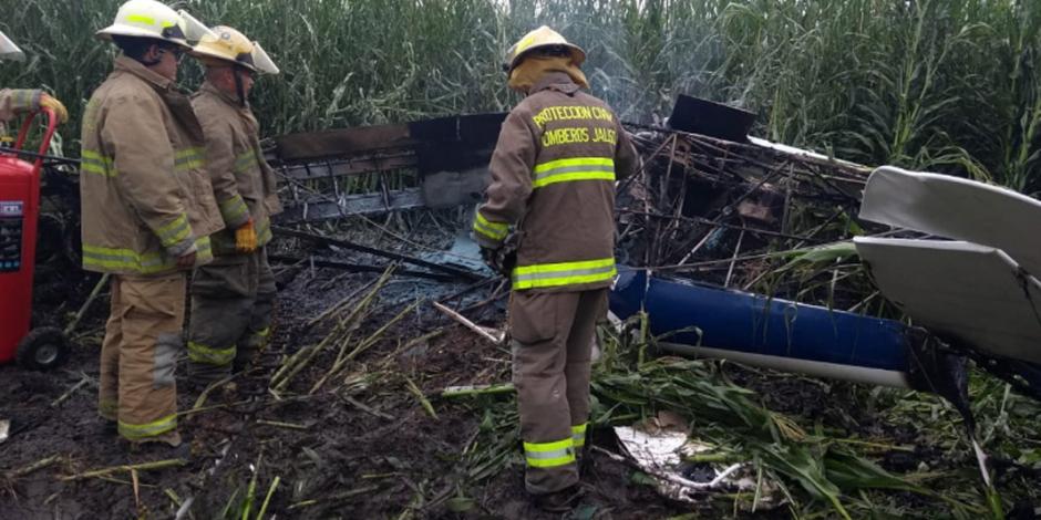 FOTOS: Se desploma avioneta en Tototlán, Jalisco