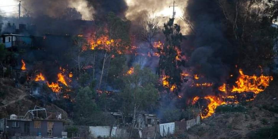 Incendios en Baja California controlados entre 95% y 100%