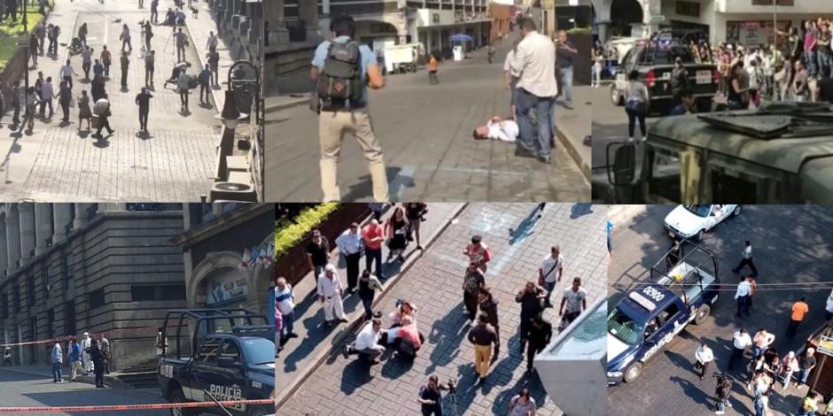 VIDEO: Asesinan a dirigente de la CTM y a líder de ambulantes en Cuernavaca