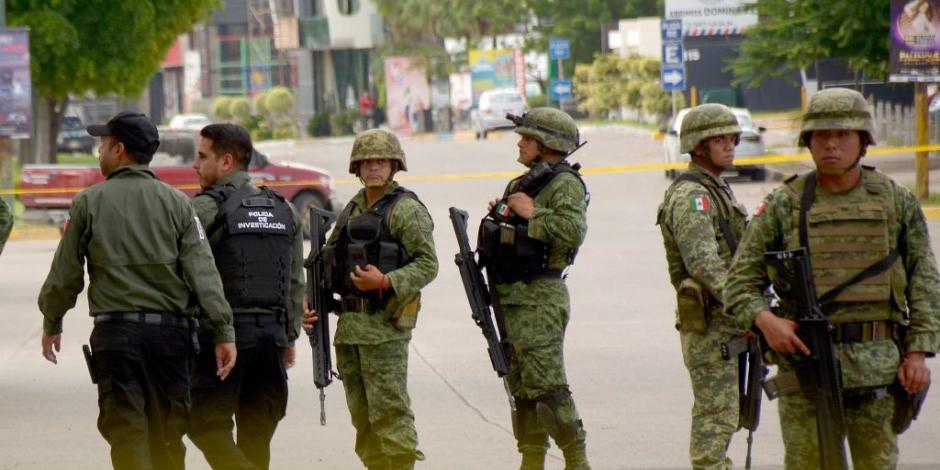 Guardia Nacional apoya en búsqueda de asesinos de policías oaxaqueños