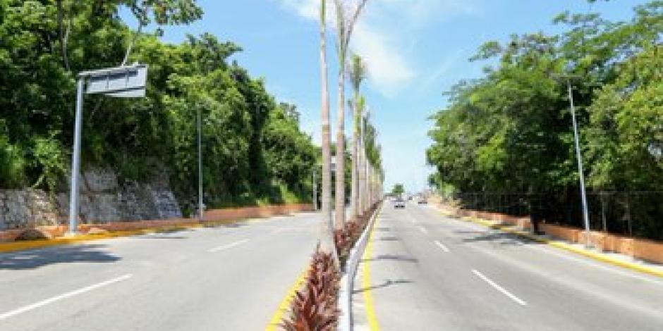 Gobierno de Guerrero amplía y remodela la avenida Escénica de Acapulco