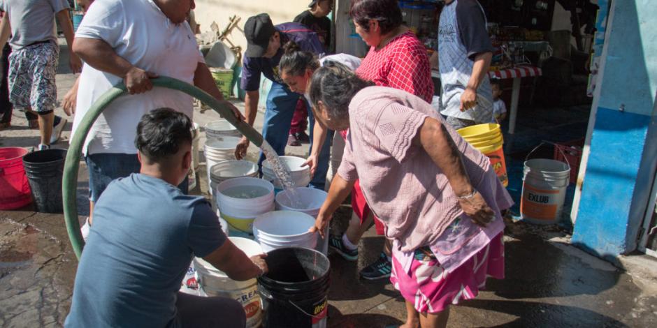 Anticipan en Iztapalapa escasez de agua este fin de semana