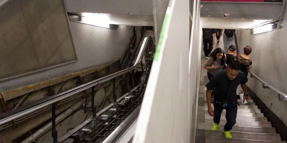 Por accidentes, cambiarán contratos de mantenimiento en escaleras eléctricas del Metro